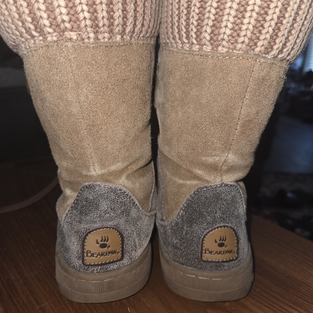 Bearpaw Tan Suede Boots